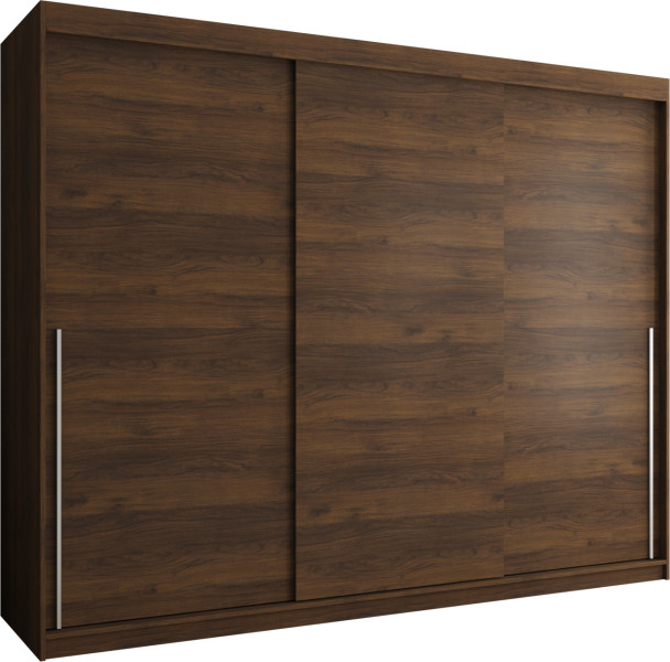 Szafa przesuwna Garderoba SIMA T 250 orzech + u. srebrny 1078555