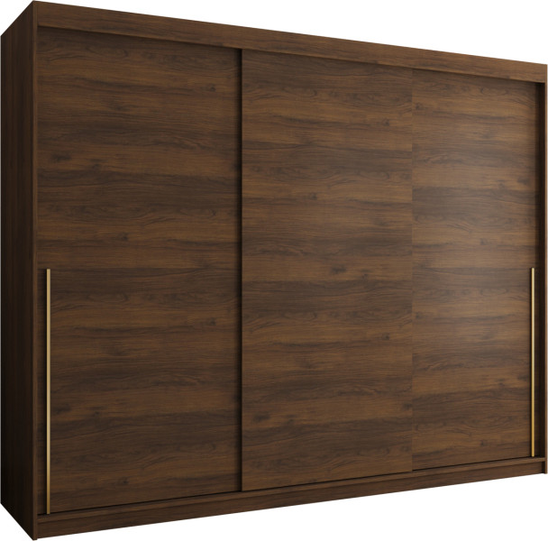 Szafa przesuwna Garderoba SIMA T 250 orzech + u. złoty 1078608