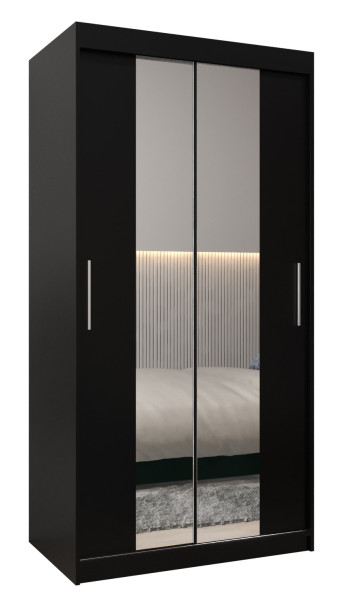 Szafa przesuwna Garderoba Tokyo 1 100 czarny + czarny 78168