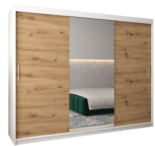Szafa przesuwna Garderoba Tokyo 1 250 biały + artisan 78231