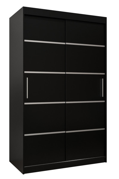 Szafa przesuwna Garderoba Verona 1 120 czarny + czarny 90590
