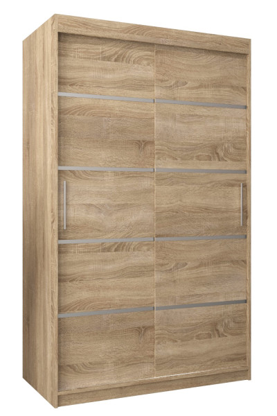 Szafa przesuwna Garderoba Verona 1 120 sonoma + sonoma 90584