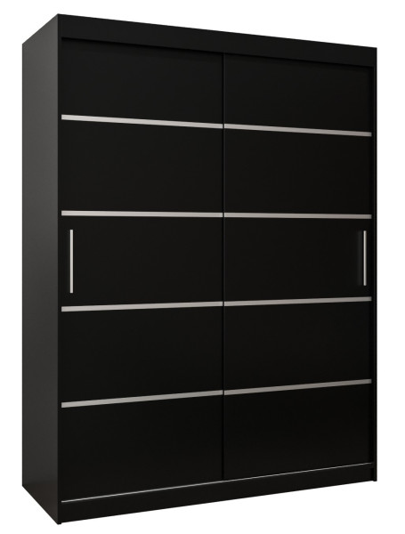 Szafa przesuwna Garderoba Verona 1 150 czarny + czarny 90189