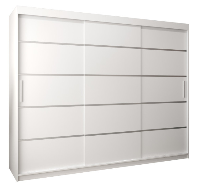 Szafa przesuwna Garderoba Verona 1 250 biały + biały 90640