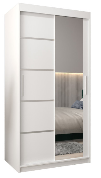 Szafa przesuwna Garderoba Verona 2 100 biały + biały 77709