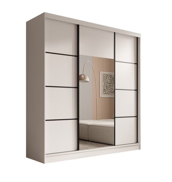 Szafa Przesuwna Keri 200 Biały 1006091