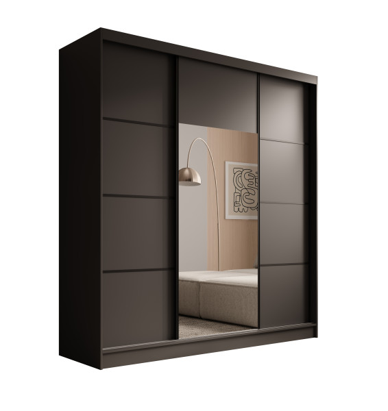 Szafa Przesuwna Keri 200 Czarny 1006076