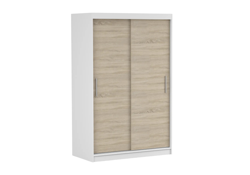 Szafa przesuwna NEOMI 04 120 cm Biały mat/Dąb sonoma 732152
