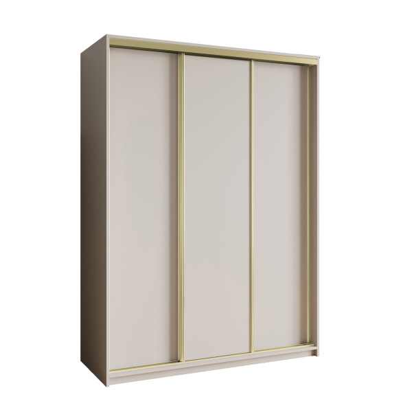 Szafa przesuwna NISSE 150 cm Kaszmir + Złoty 739549