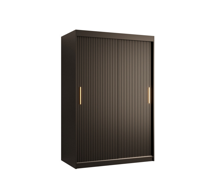 Szafa przesuwna RIFLO SLIM 1 120 czarny mat+ czarny mat 693236
