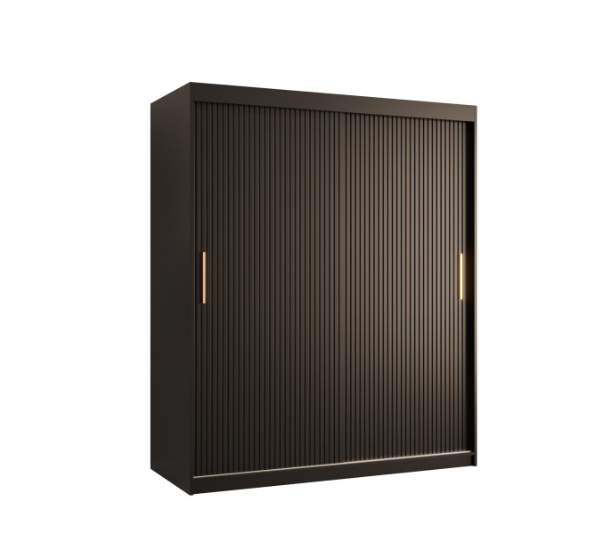 Szafa przesuwna RIFLO SLIM 1 150 czarny mat+ czarny mat 693247