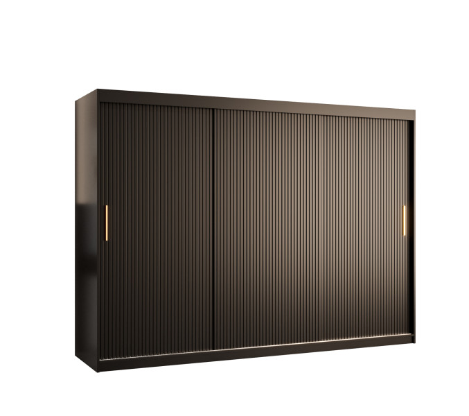 Szafa przesuwna RIFLO SLIM 1 250 czarny mat+ czarny mat 693239
