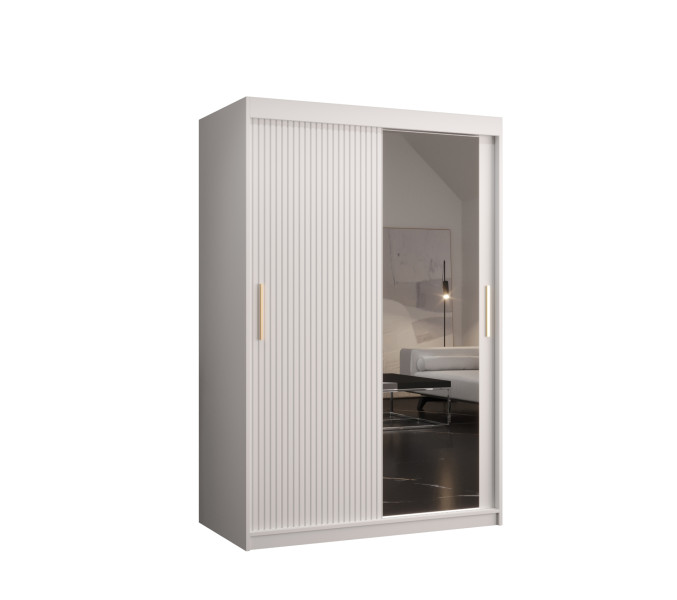Szafa przesuwna RIFLO SLIM 2 120 biały mat + biały mat 693186
