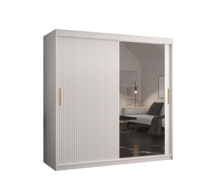 Szafa przesuwna RIFLO SLIM 2 180 biały mat + biały mat 692976