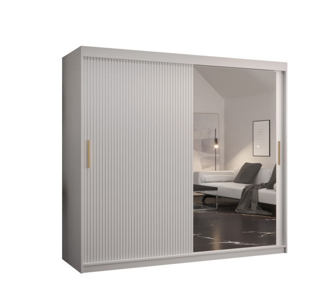 Szafa przesuwna RIFLO SLIM 2 200 biały mat + biały mat 693117