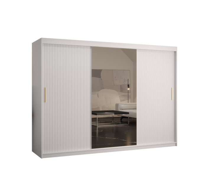 Szafa przesuwna RIFLO SLIM 2 250 biały mat + biały mat 693177