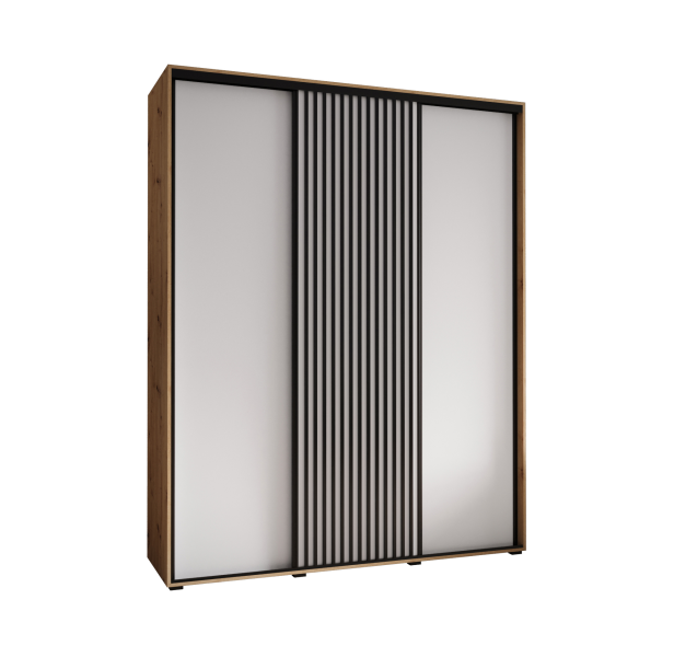 Szafa przesuwna SAPPORO 1 190 gł. 60 artisan/biały 326053