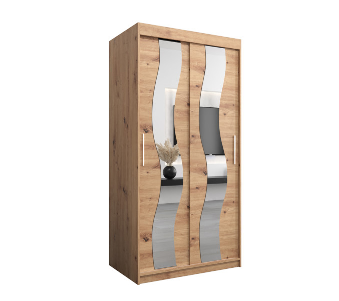 Szafa przesuwna SEWILLA 100 dąb artisan + dąb artisan 685480