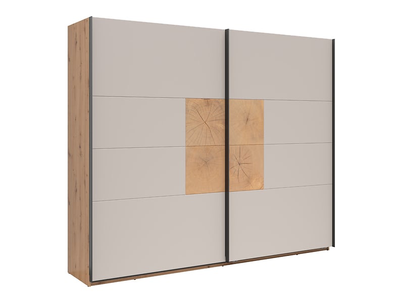 Szafa przesuwna Sindara 270 cm dąb artisan/kaszmir 917430
