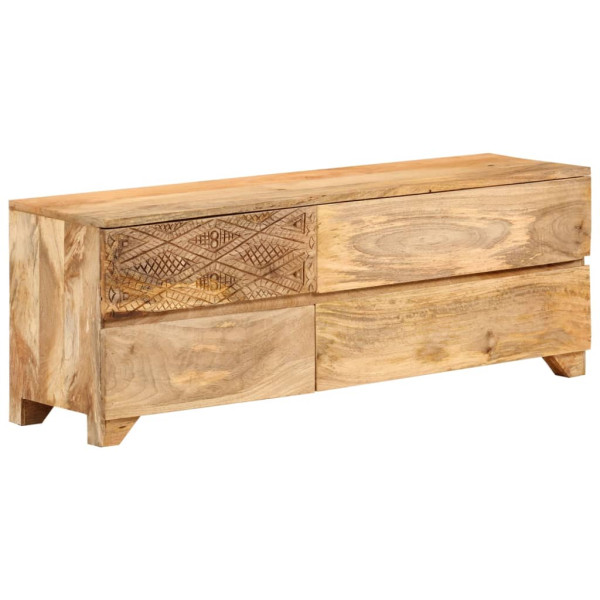 Szafka pod telewizor lite drewno mango 110x30x40 cm 867629