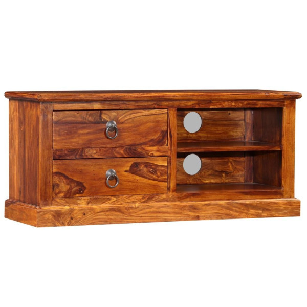 Szafka pod telewizor, lite drewno sheesham, 90 x 30 x 40 cm 374939