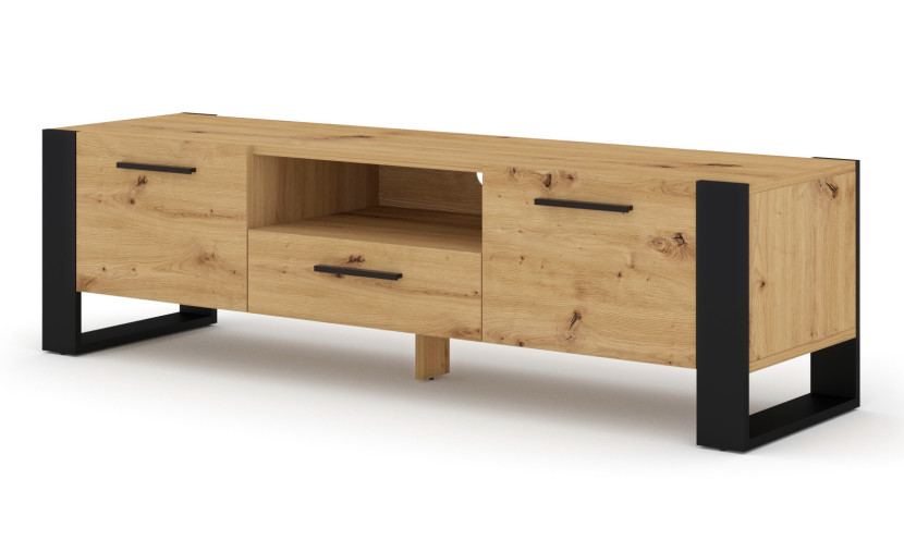 Szafka pod telewizor NUKA 160 cm dąb artisan 239861