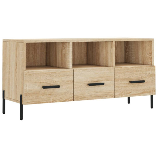 Szafka Pod Telewizor Półka Stolik RTV Brązowy 102x36x50 cm 764449
