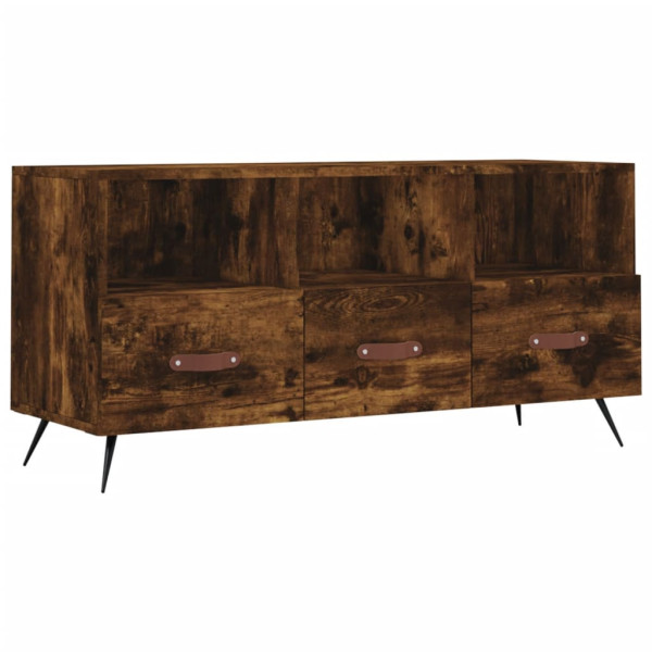 Szafka Pod Telewizor Półka Stolik RTV Brązowy 102x36x50 cm 764487