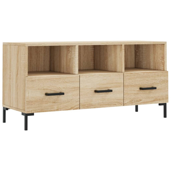 Szafka Pod Telewizor Półka Stolik RTV Brązowy 102x36x50 cm 763499