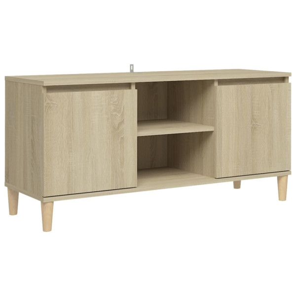 Szafka Pod Telewizor Półka Stolik RTV Brązowy 103.5x35x50 cm 770948