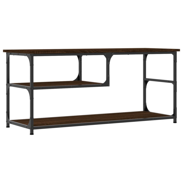 Szafka Pod Telewizor Półka Stolik RTV Brązowy 103x38x46.5 cm 769717