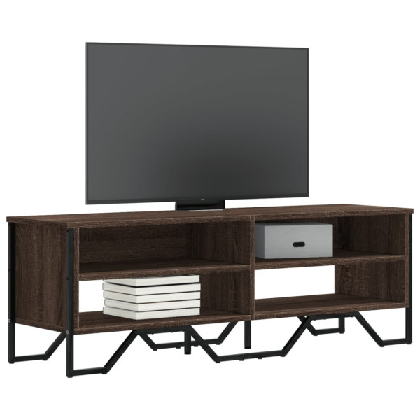 Szafka Pod Telewizor Półka Stolik RTV Brązowy 122x34x41 cm 764434