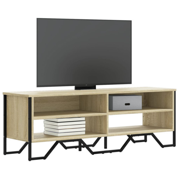 Szafka Pod Telewizor Półka Stolik RTV Brązowy 122x34x41 cm 764490
