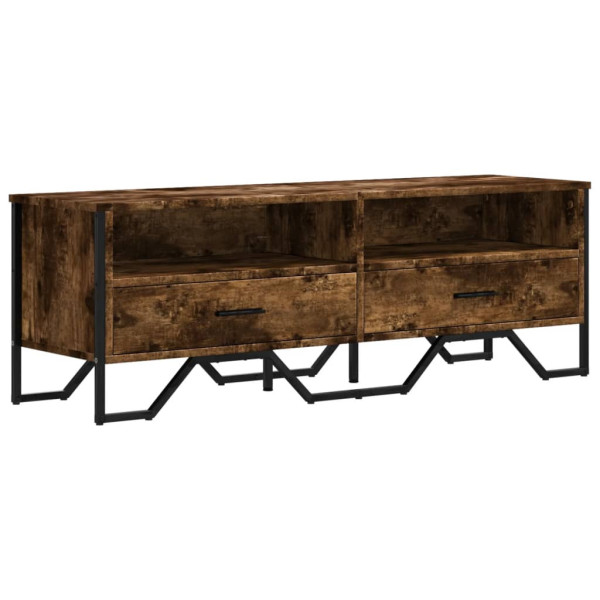 Szafka Pod Telewizor Półka Stolik RTV Brązowy 122x34x41 cm 764419