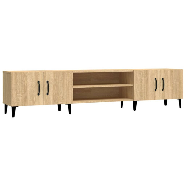 Szafka Pod Telewizor Półka Stolik RTV Brązowy 180x31.5x40 cm 765079