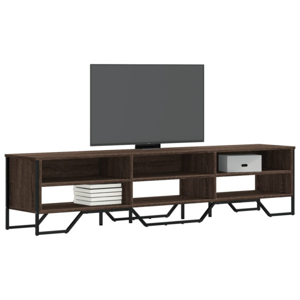 Szafka Pod Telewizor Półka Stolik RTV Brązowy 180x34x41 cm 764484