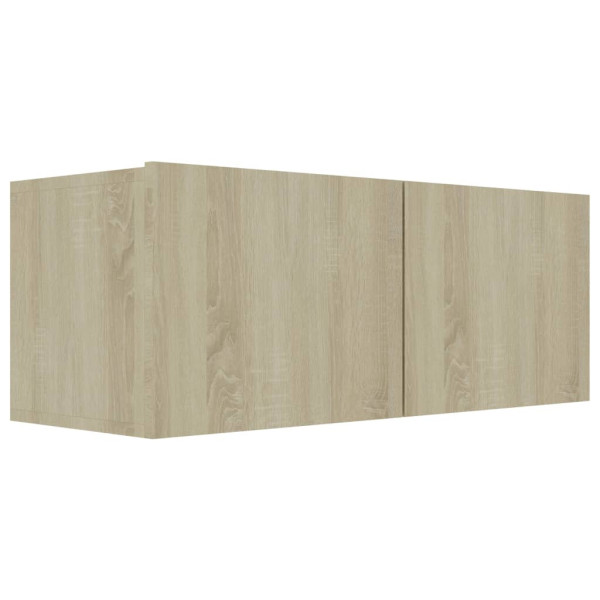 Szafka Pod Telewizor Półka Stolik RTV Brązowy 80x30x30 cm 763547