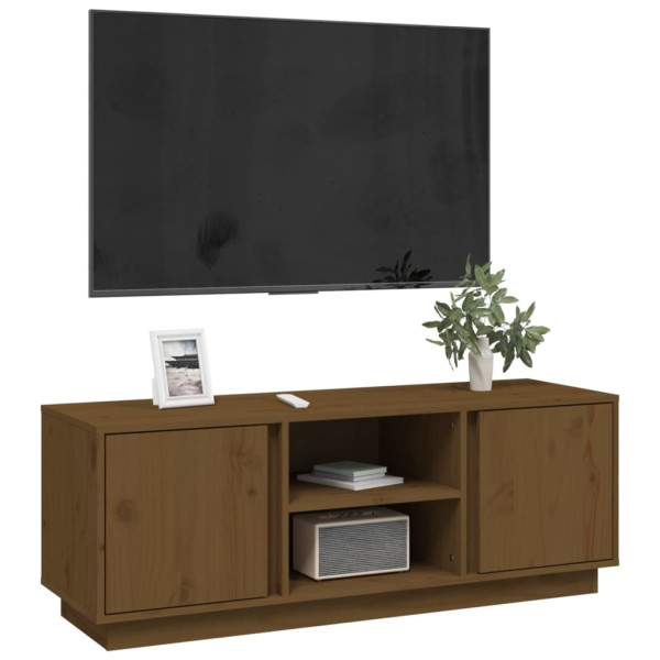 Szafka pod Telewizor Rtv Brąz Mat Drzwiczki Nowoczesny 110x35x40,5cm 762002