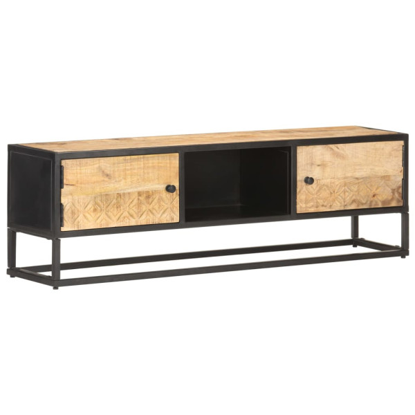 Szafka pod Telewizor Rtv Brąz Mat Drzwiczki Nowoczesny 130x30x40cm 762251
