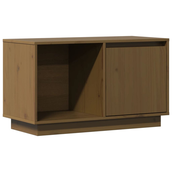 Szafka pod Telewizor Rtv Brąz Mat Drzwiczki Nowoczesny 74x35x44cm 762230