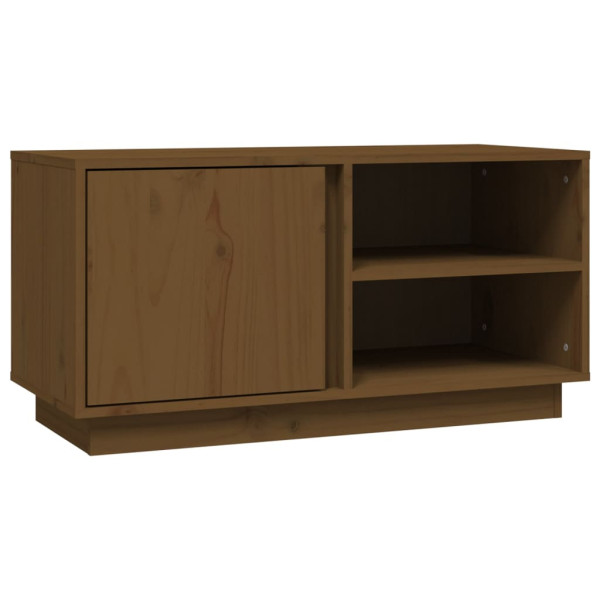 Szafka pod Telewizor Rtv Brąz Mat Drzwiczki Nowoczesny 80x35x40,5cm 762189
