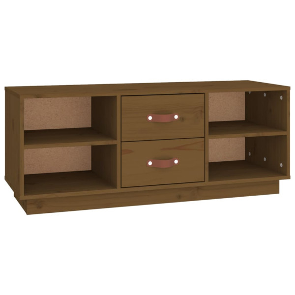 Szafka pod Telewizor Rtv Brąz Mat Nowoczesny Salon 100x34x40cm 762237