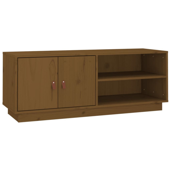 Szafka pod Telewizor Rtv Brąz Mat Nowoczesny Salon 105x34x40cm 764264