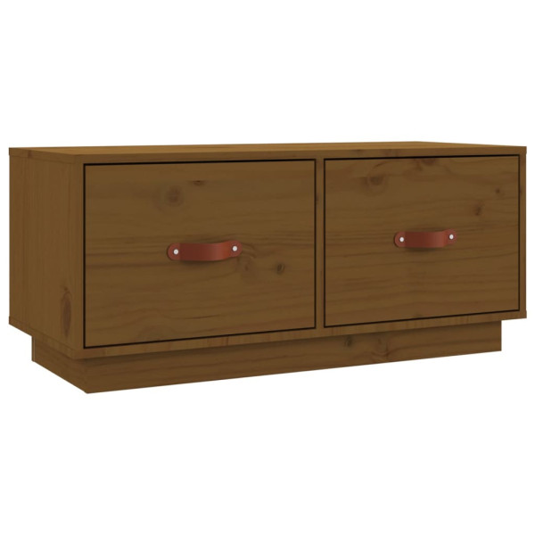 Szafka pod Telewizor Rtv Brąz Mat Nowoczesny Salon 80x34x35cm 761996