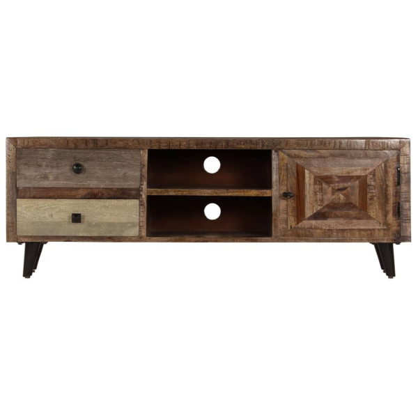Szafka pod Telewizor Rtv Brąz Mat Szuflady Drzwiczki Nowoczesny 118x30x40cm 772922