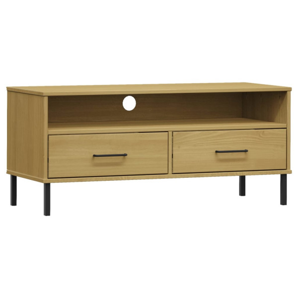 Szafka pod Telewizor Rtv Brąz Mat Szuflady Nowoczesny 106x40x46,5cm 761990