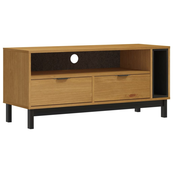 Szafka pod Telewizor Rtv Brąz Mat Szuflady Nowoczesny 110x40x50cm 773048