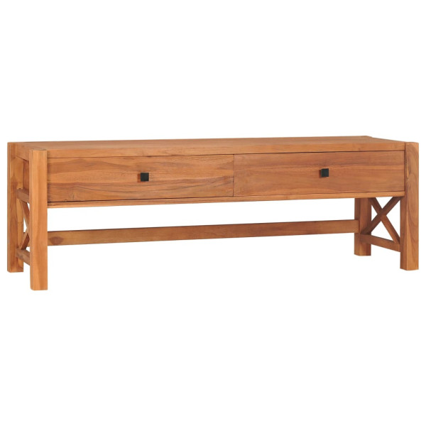 Szafka pod Telewizor Rtv Brąz Mat Szuflady Nowoczesny 140x40x45cm 762059