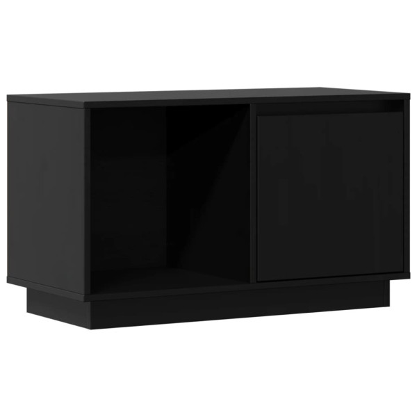 Szafka pod Telewizor Rtv Czarny Mat Drzwiczki Nowoczesny 74x35x44cm 762240