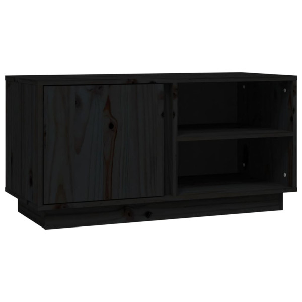 Szafka pod Telewizor Rtv Czarny Mat Drzwiczki Nowoczesny 80x35x40,5cm 761982